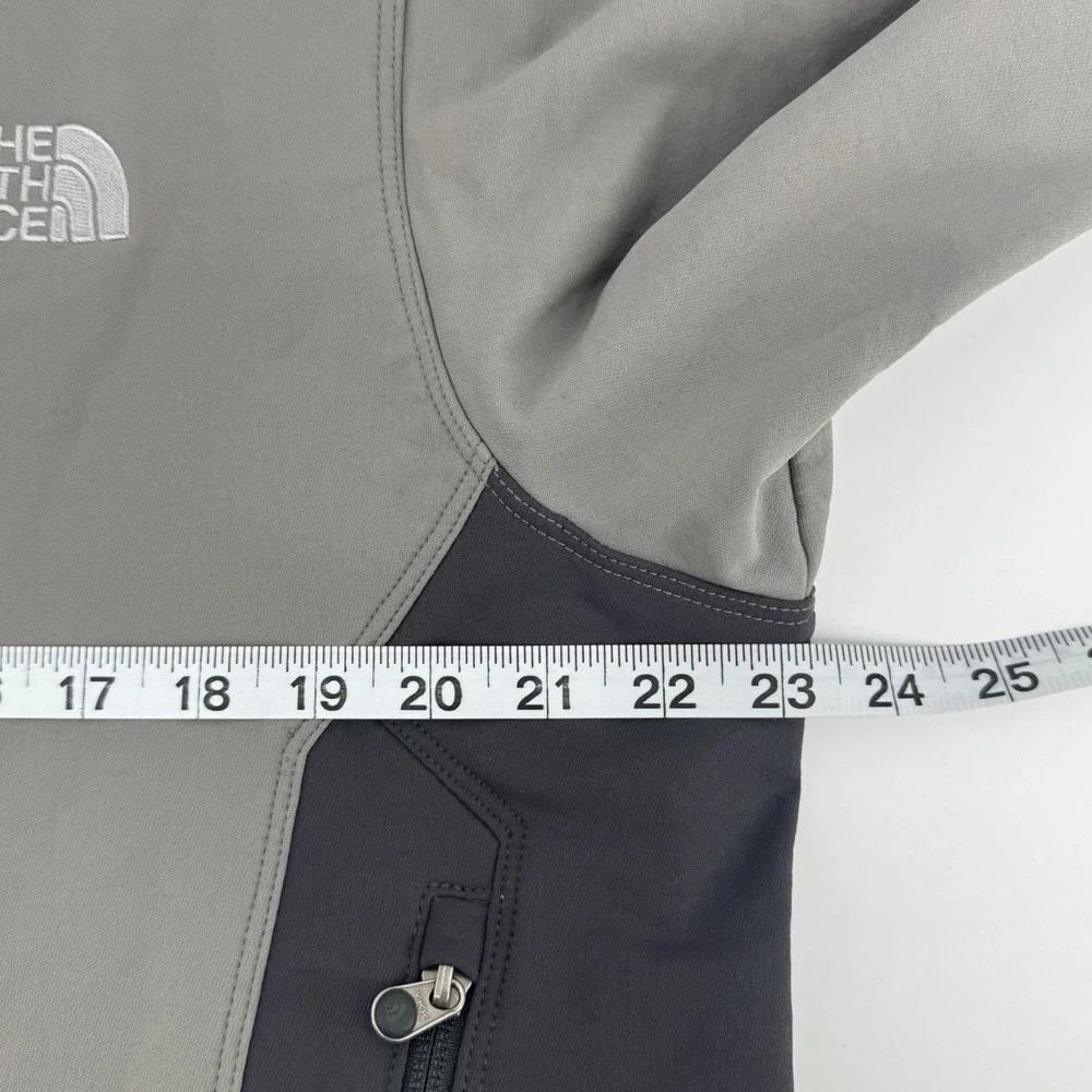 The North Face Apex Pneumatic Men's Softshell Jacket Gray Black‎ Size Large